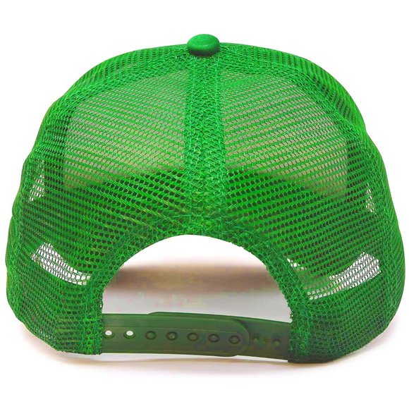 NEW Gatorade Retro 1980s Logo Foam Trucker Mesh Snapback Hat 2-TONE: GREEN WHITE - Picture 2 of 3